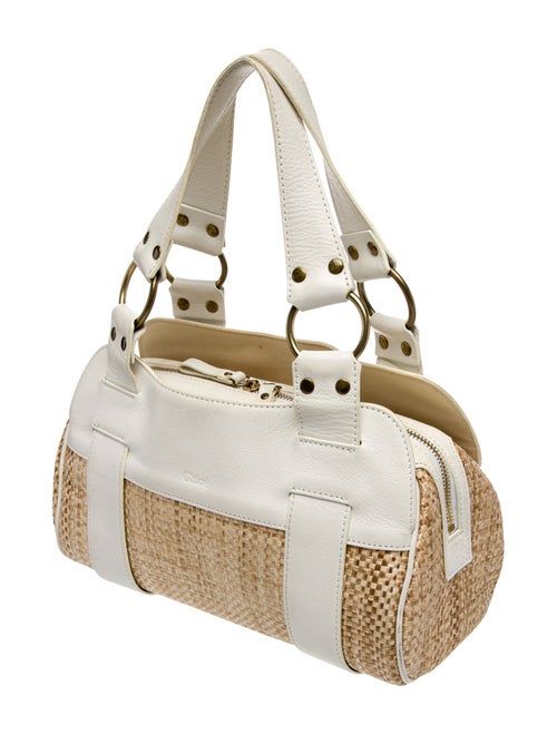Chloé Raffia Top Handle Bag