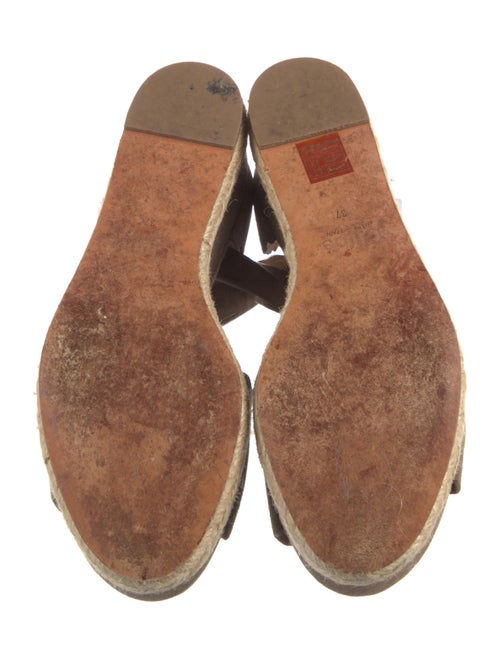 Chloé Suede Scalloped Accent Flats