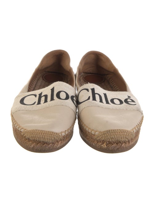 Chloé Leather Printed Espadrilles