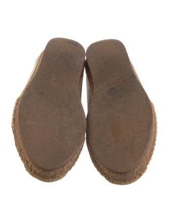 Chloé Leather Printed Espadrilles