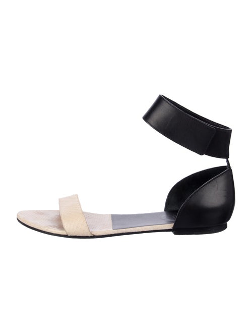 Chloé Leather Colorblock Pattern Sandals