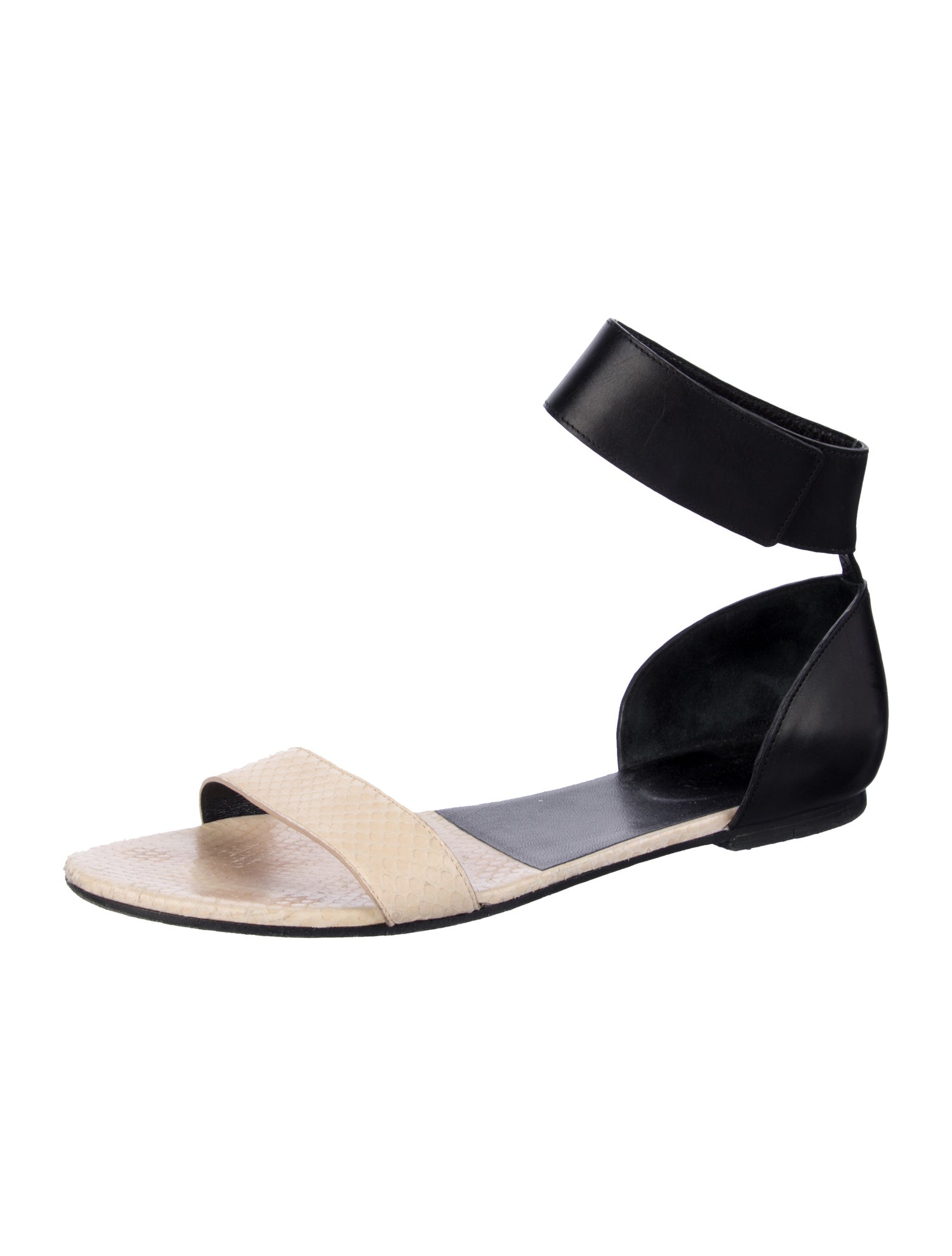 Chloé Leather Colorblock Pattern Sandals
