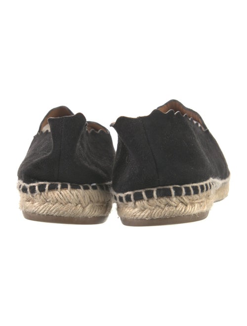 Chloé Suede Scalloped Accent Espadrilles