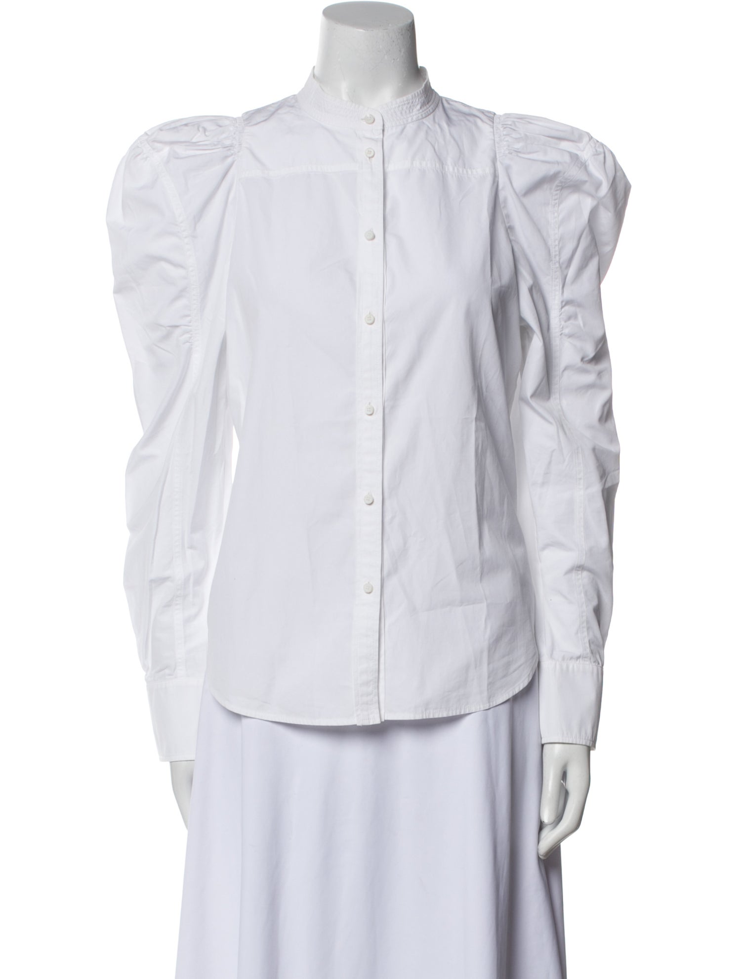 Chloé Long Sleeve Button-Up Top