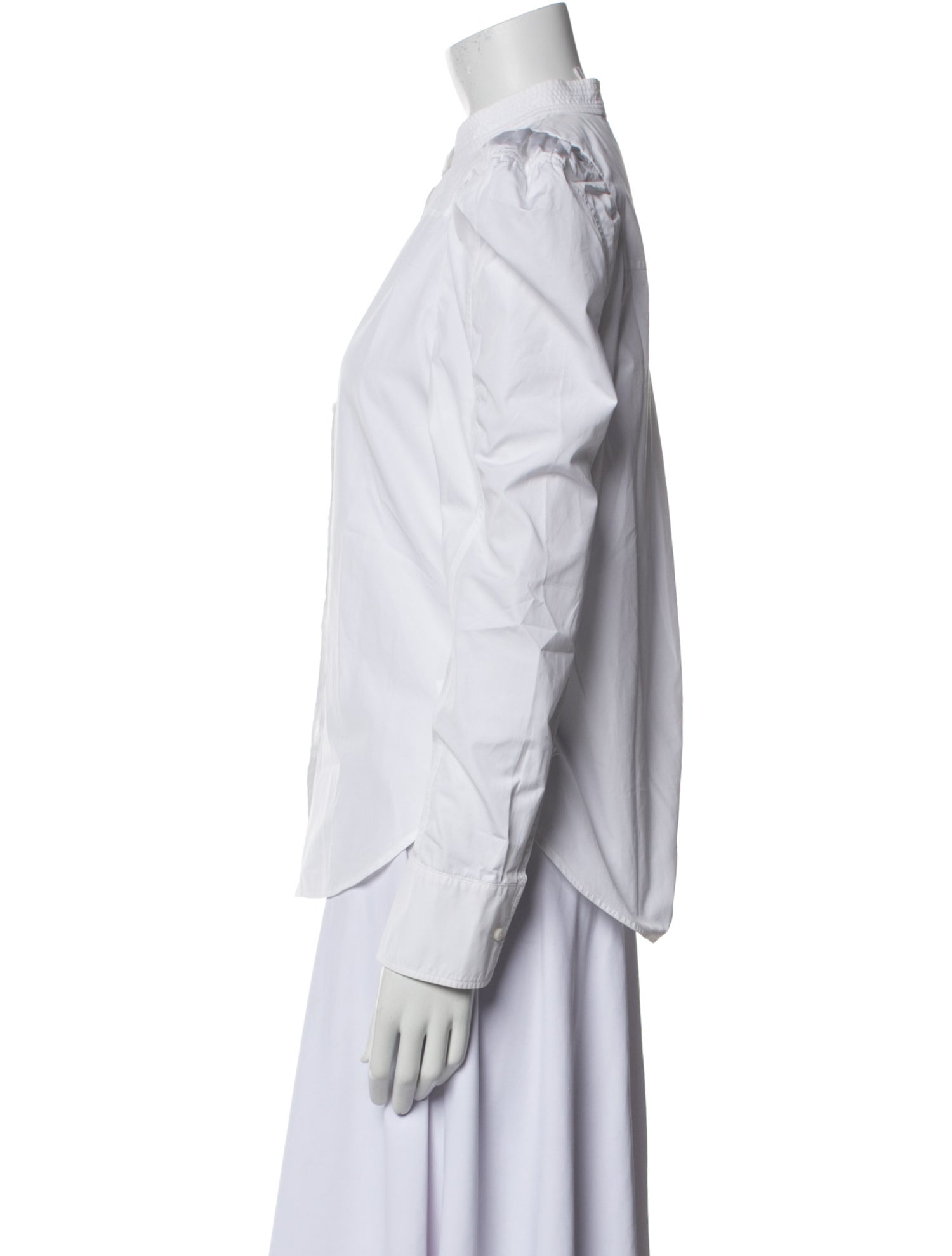 Chloé Long Sleeve Button-Up Top