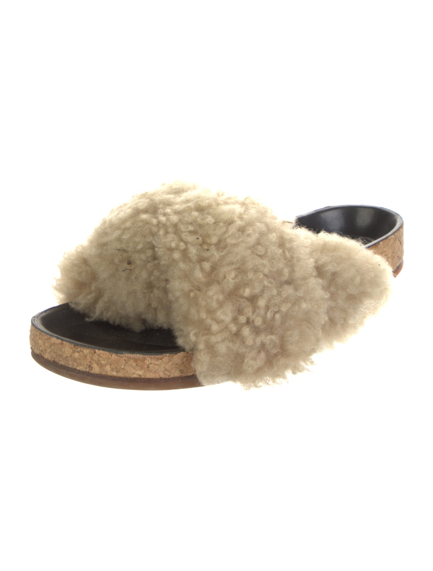 Chloé Shearling Slides