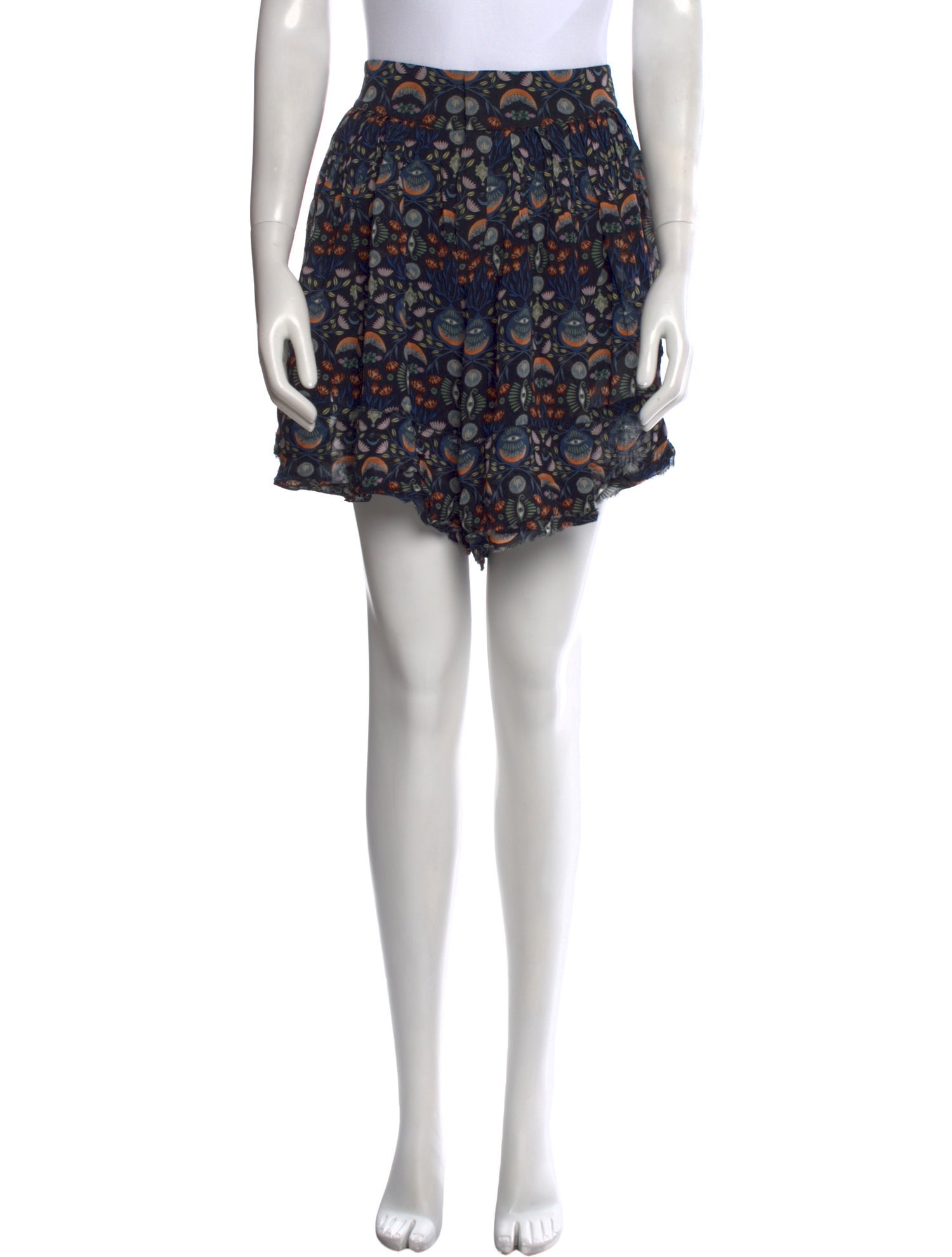 Chloé Printed Mini Shorts