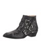 Chloé Leather Studded Accents Western Boots