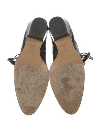 Chloé Leather Studded Accents Western Boots
