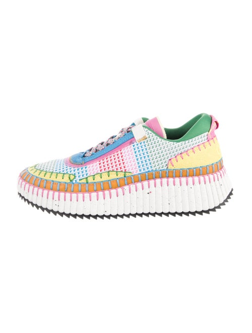 Chloé Colorblock Pattern Sneakers