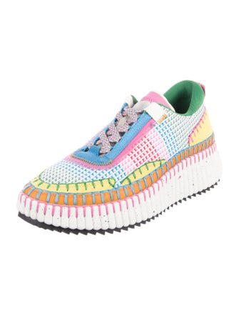 Chloé Colorblock Pattern Sneakers