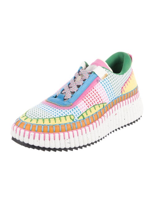 Chloé Colorblock Pattern Sneakers