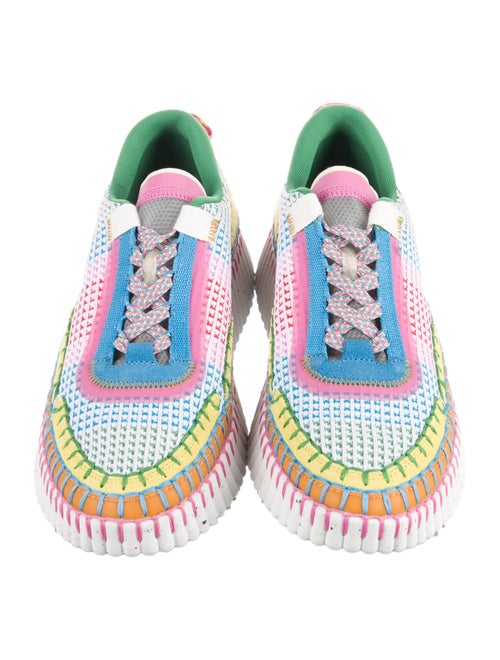 Chloé Colorblock Pattern Sneakers