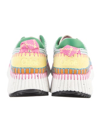 Chloé Colorblock Pattern Sneakers