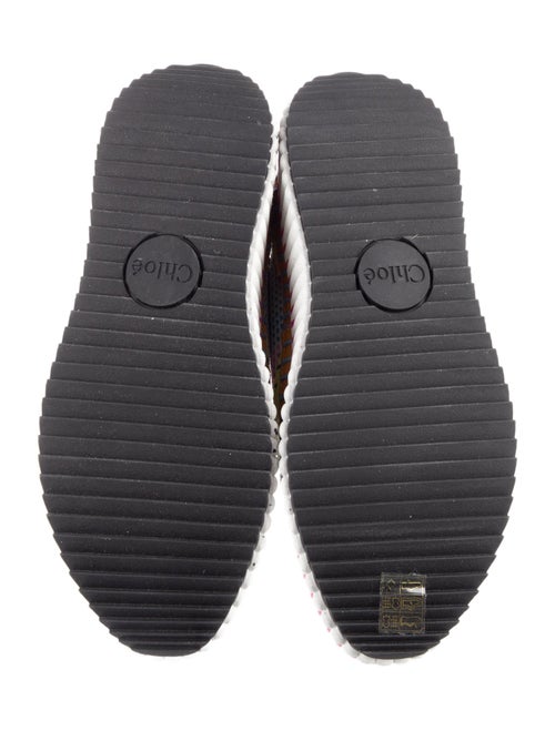 Chloé Colorblock Pattern Sneakers