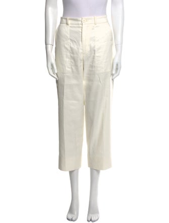 Chloé Linen Straight Leg Pants