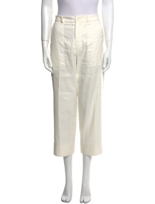 Chloé Linen Straight Leg Pants