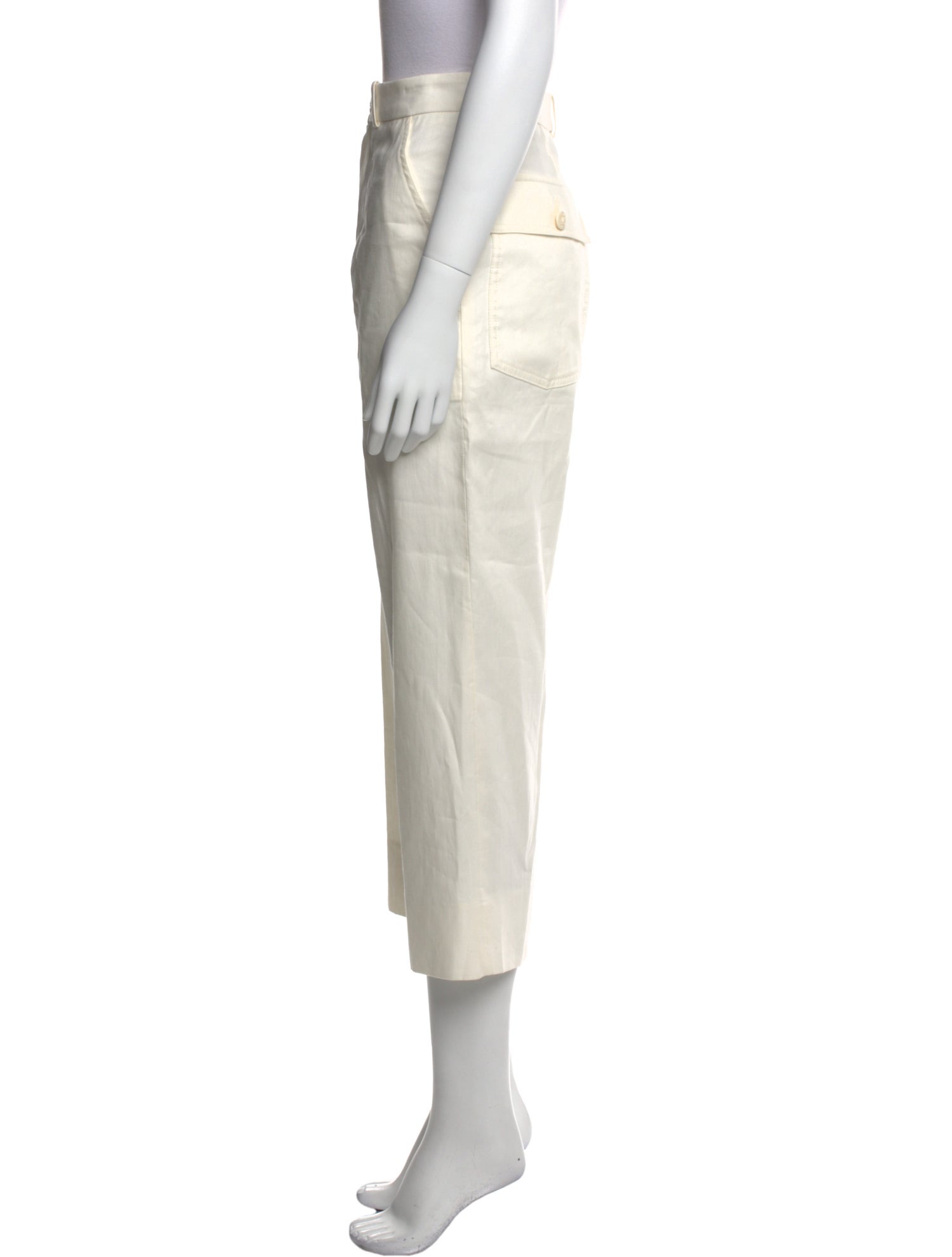 Chloé Linen Straight Leg Pants