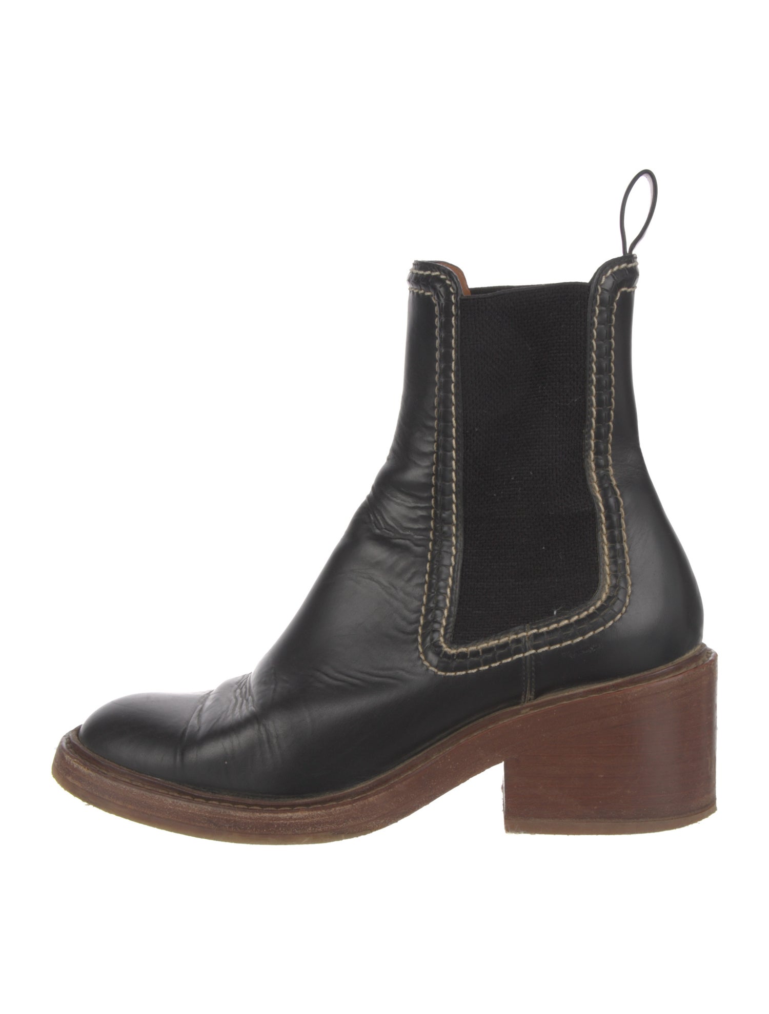 Chloé Leather Chelsea Boots