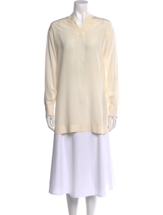 Chloé Silk V-Neck Tunic