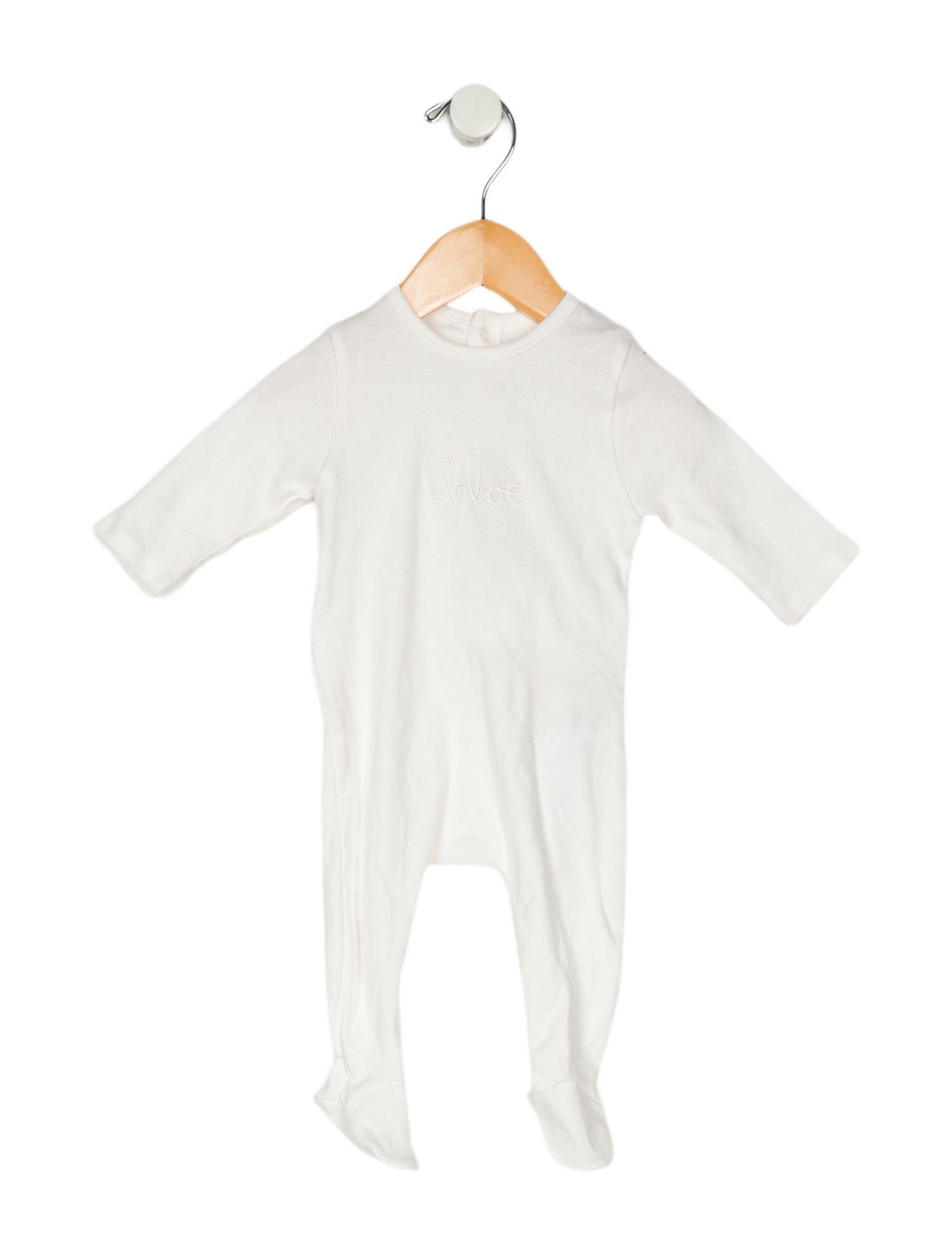 Chloé Infant Girls' Long Sleeve Onesie