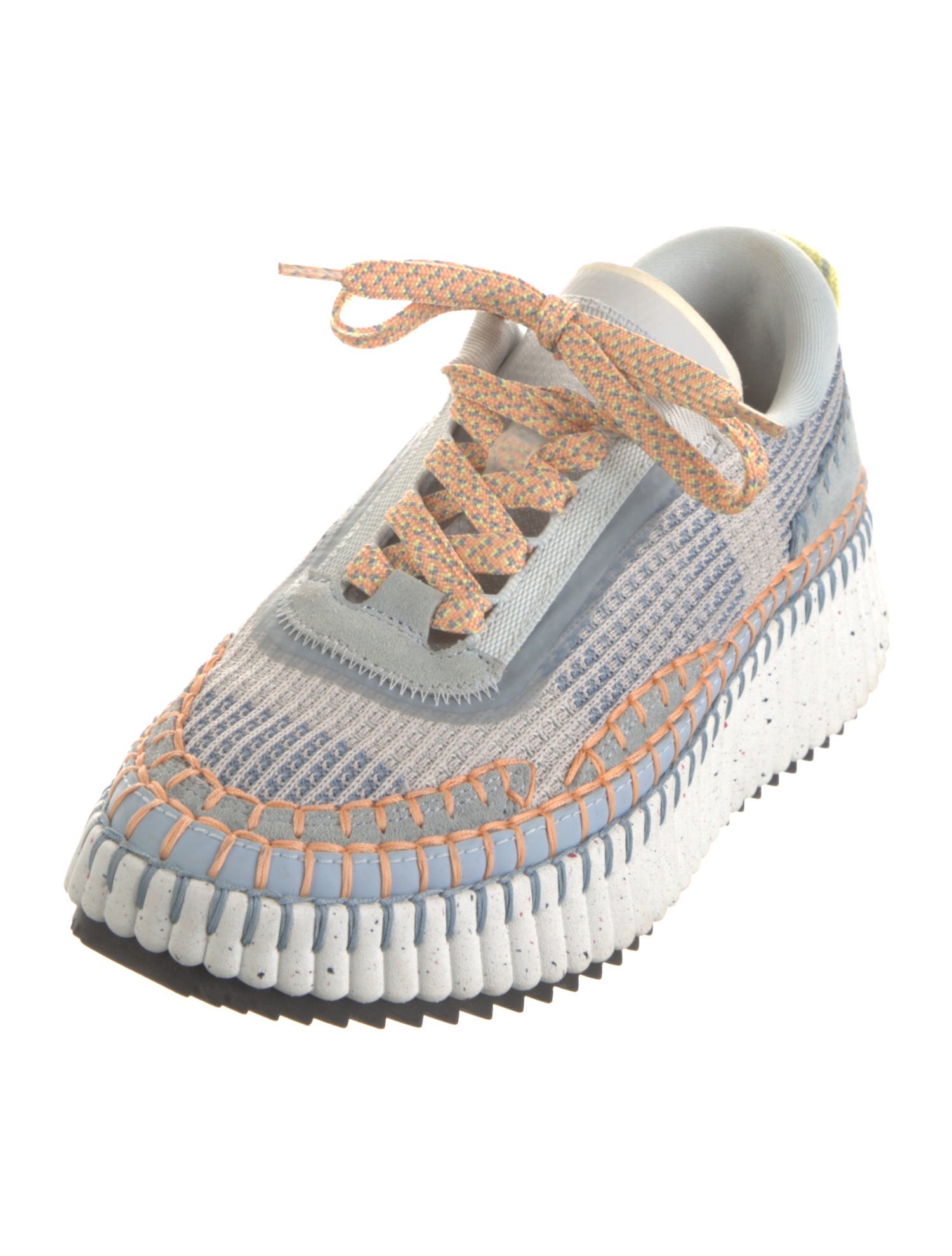 Chloé Colorblock Pattern Sneakers