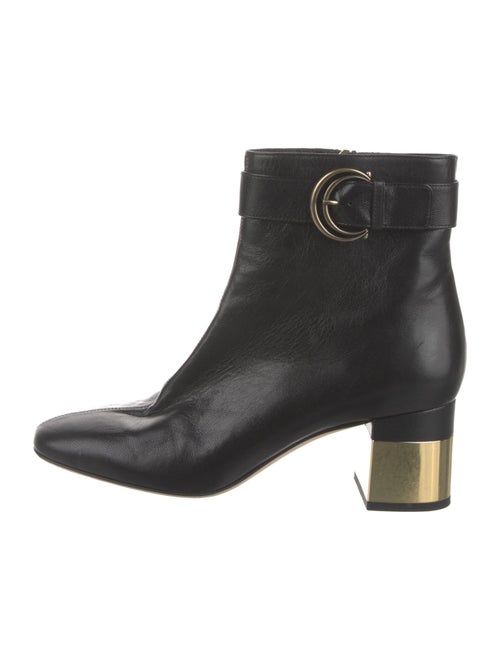 Chloé Leather Colorblock Pattern Boots