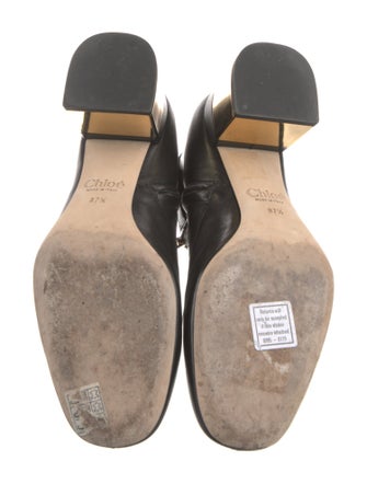 Chloé Leather Colorblock Pattern Boots