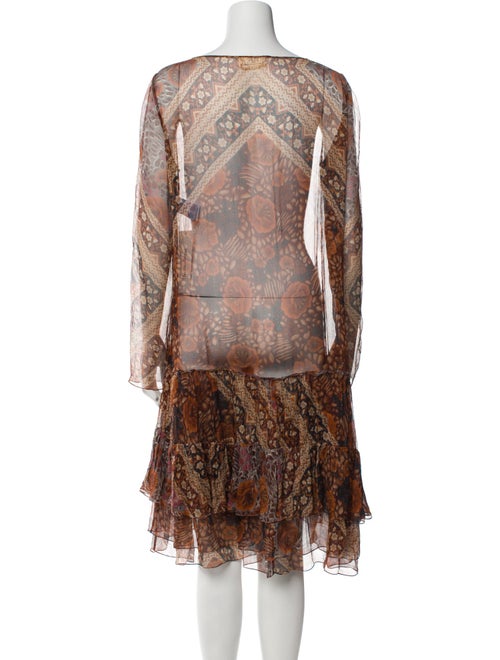 Chloé Silk Knee-Length Dress