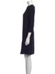 Chloé Crew Neck Knee-Length Dress