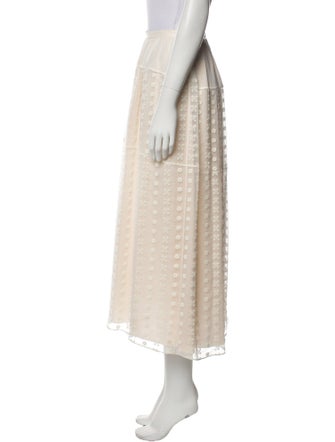 Chloé Silk Midi Length Skirt