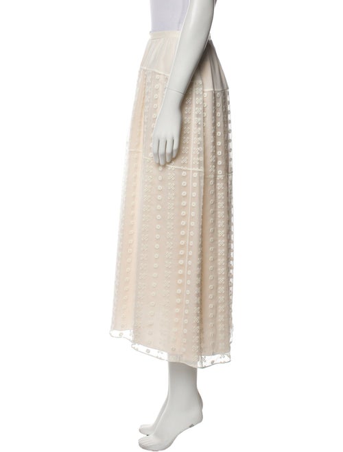 Chloé Silk Midi Length Skirt