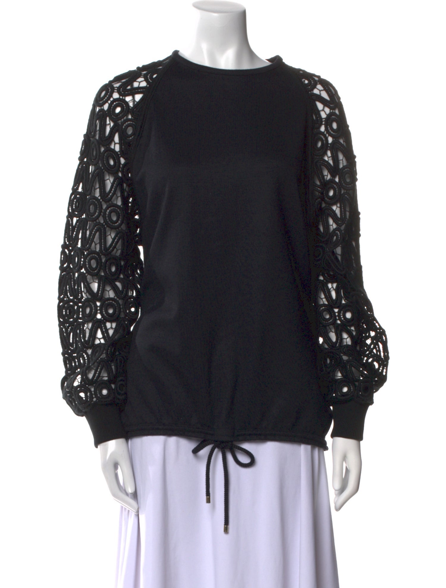 Chloé Virgin Wool Bateau Neckline Blouse