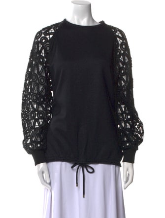 Chloé Virgin Wool Bateau Neckline Blouse