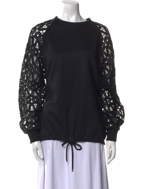 Chloé Virgin Wool Bateau Neckline Blouse