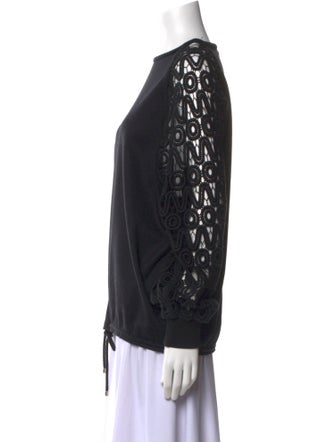 Chloé Virgin Wool Bateau Neckline Blouse