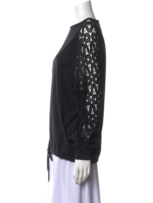 Chloé Virgin Wool Bateau Neckline Blouse