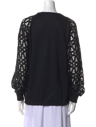 Chloé Virgin Wool Bateau Neckline Blouse