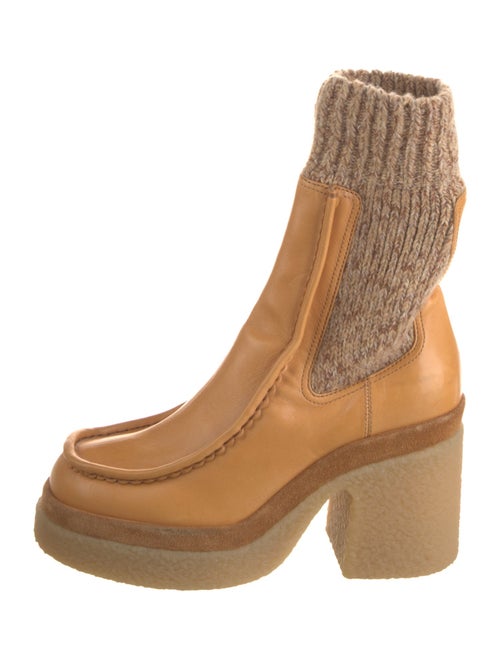 Chloé Leather Sock Boots