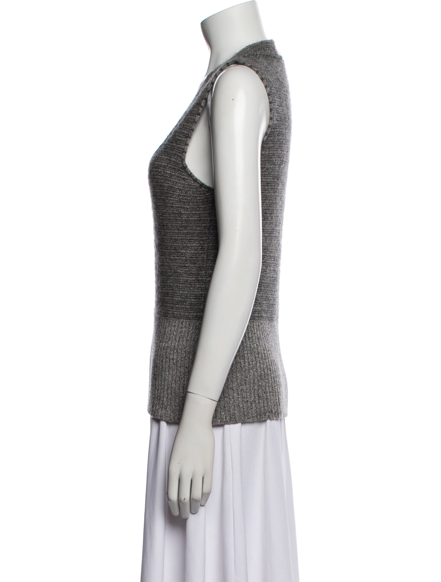 Chloé Wool V-Neck Top