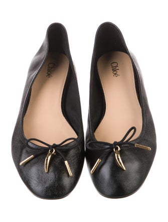 Chloé Iris Leather Ballet Flats