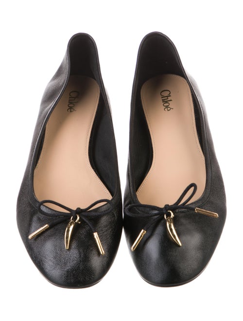 Chloé Iris Leather Ballet Flats