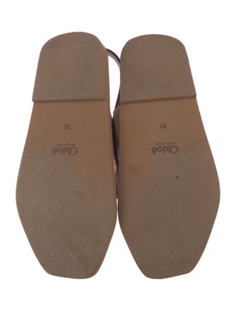 Chloé Leather Slingback Sandals