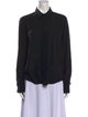 Chloé Silk Long Sleeve Button-Up Top
