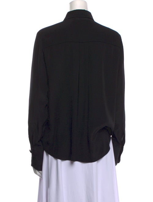 Chloé Silk Long Sleeve Button-Up Top