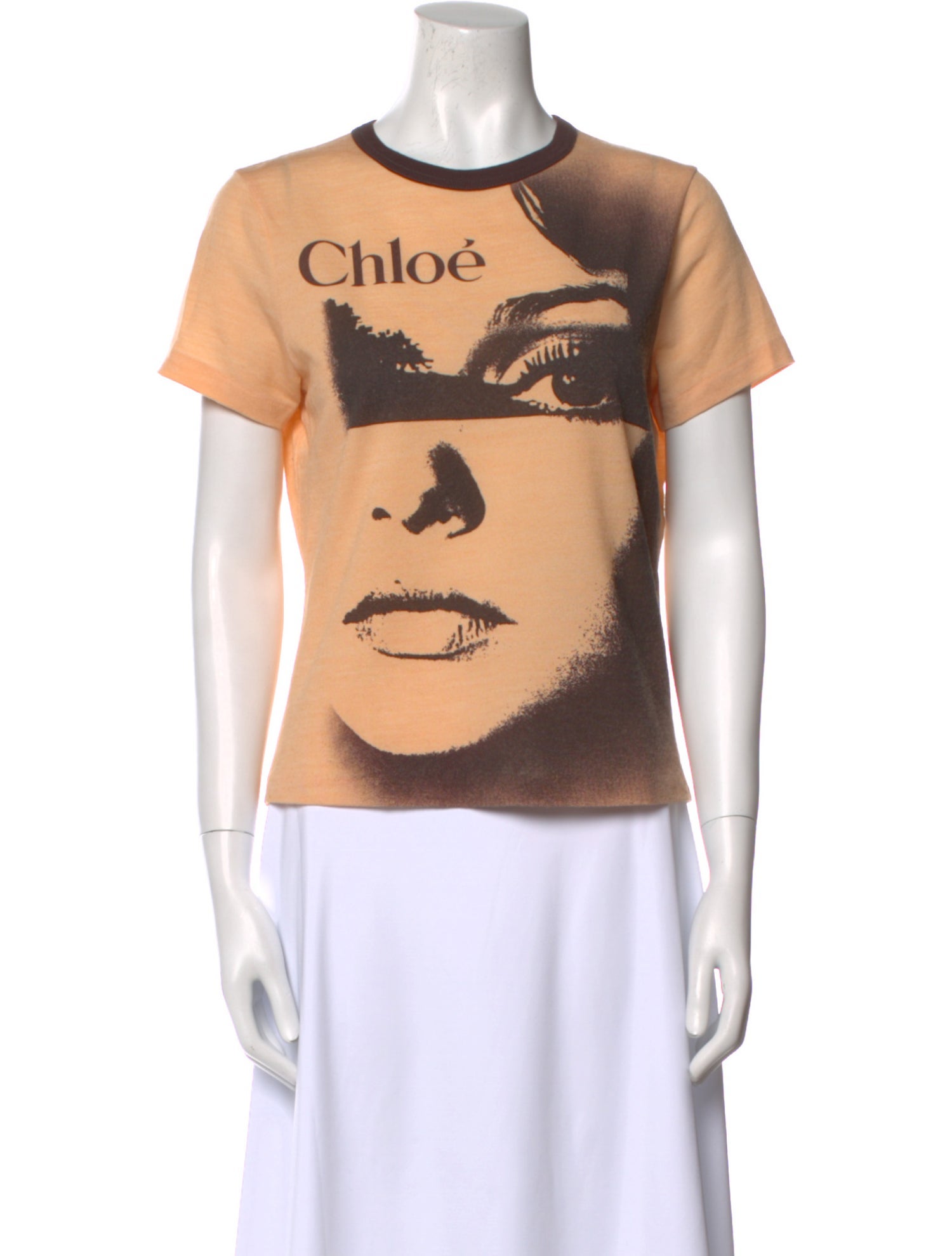 Chloé Graphic Print Crew Neck T-Shirt