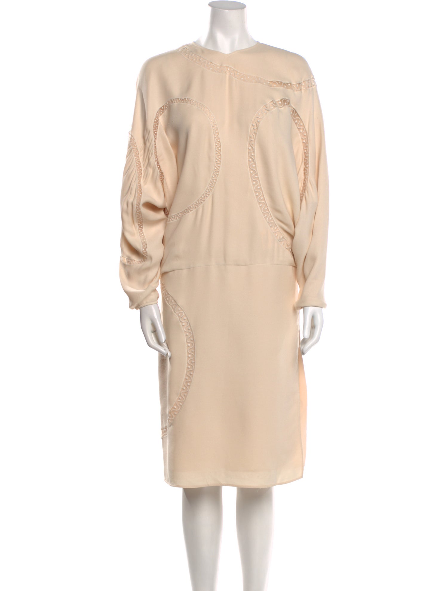 Chloé Silk Knee-Length Dress