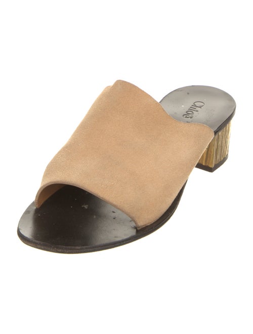 Chloé Qassie Suede Slides