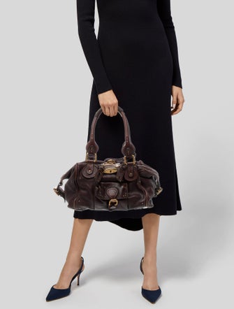 Chloé Leather Top Handle Bag