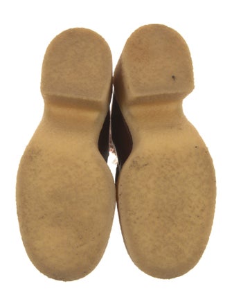 Chloé Leather Patterned Sock Boots